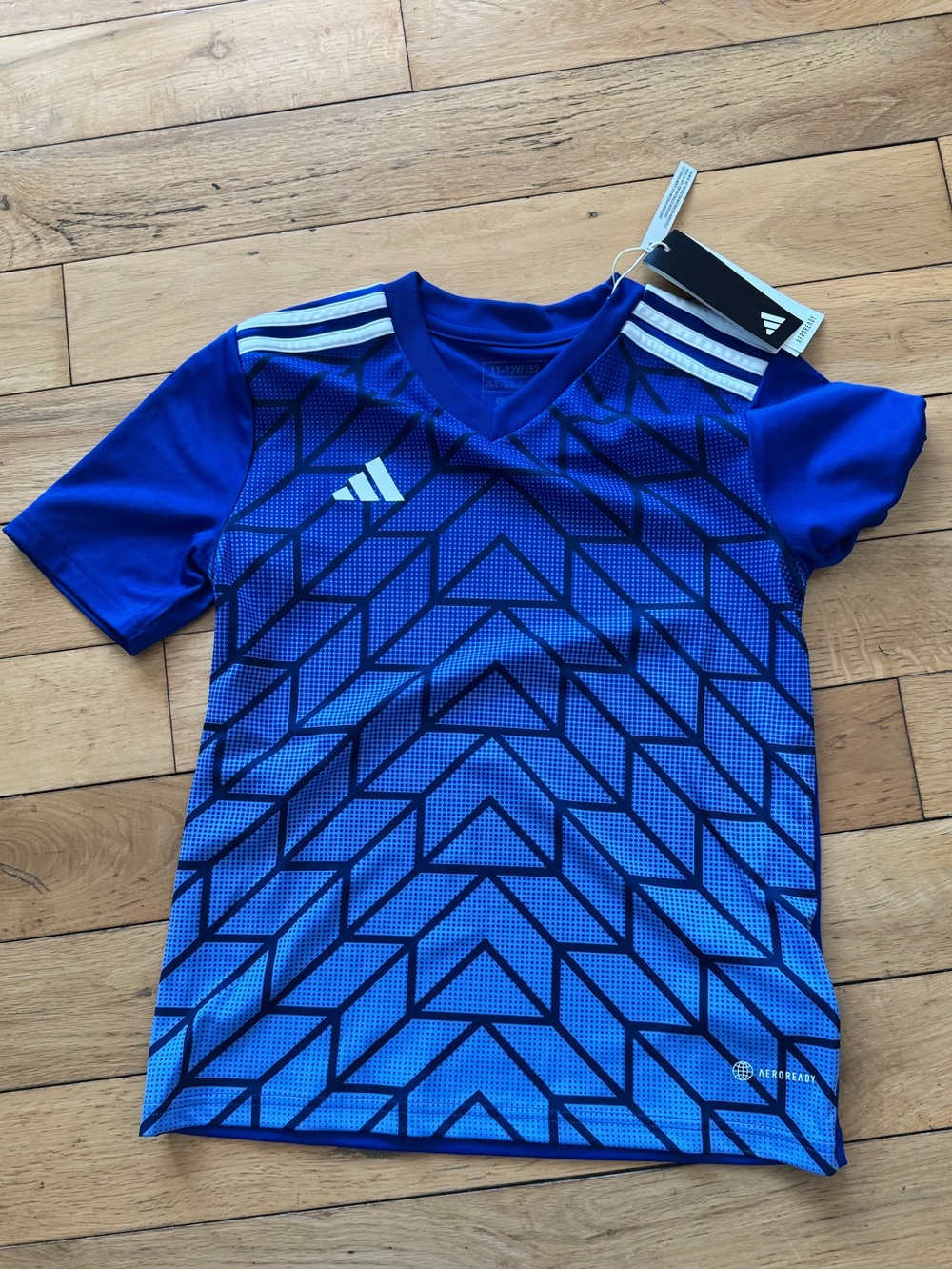 adidas Blue Graphic Kids Soccer Jersey